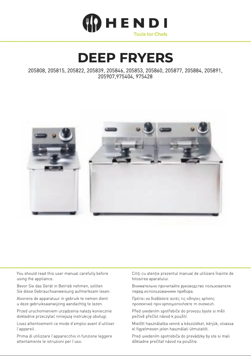 Image de la première page du manuel de l'appareil 205815