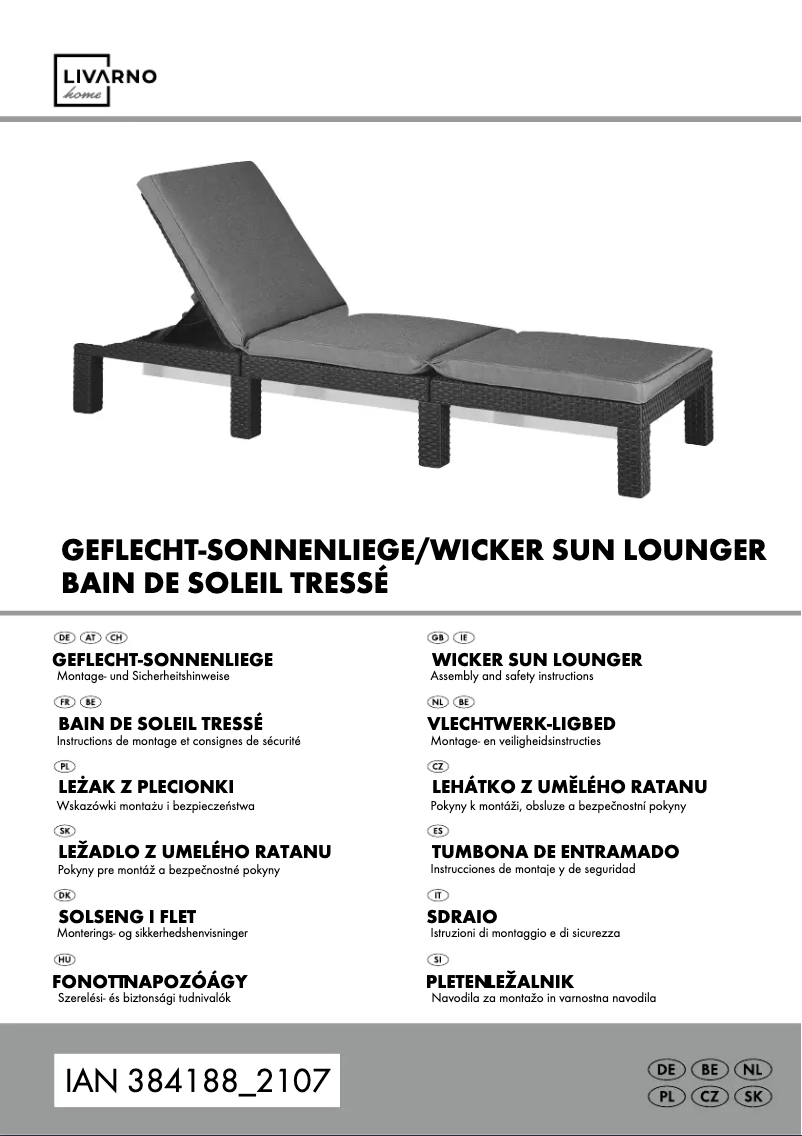 Image de la première page du manuel de l'appareil IAN 384188