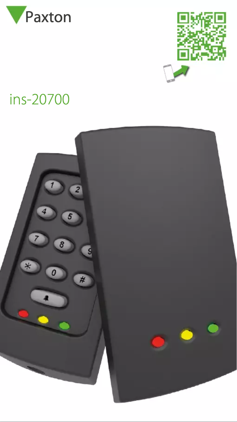 Image de la première page du manuel de l'appareil ins-20700