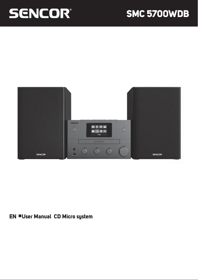 Página 1 del manual Manual de usuario Sencor SMC 5700WDB
