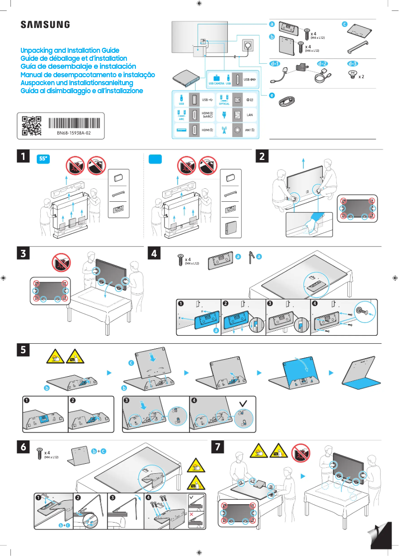 Image de la première page du manuel de l'appareil QN65QN800CK