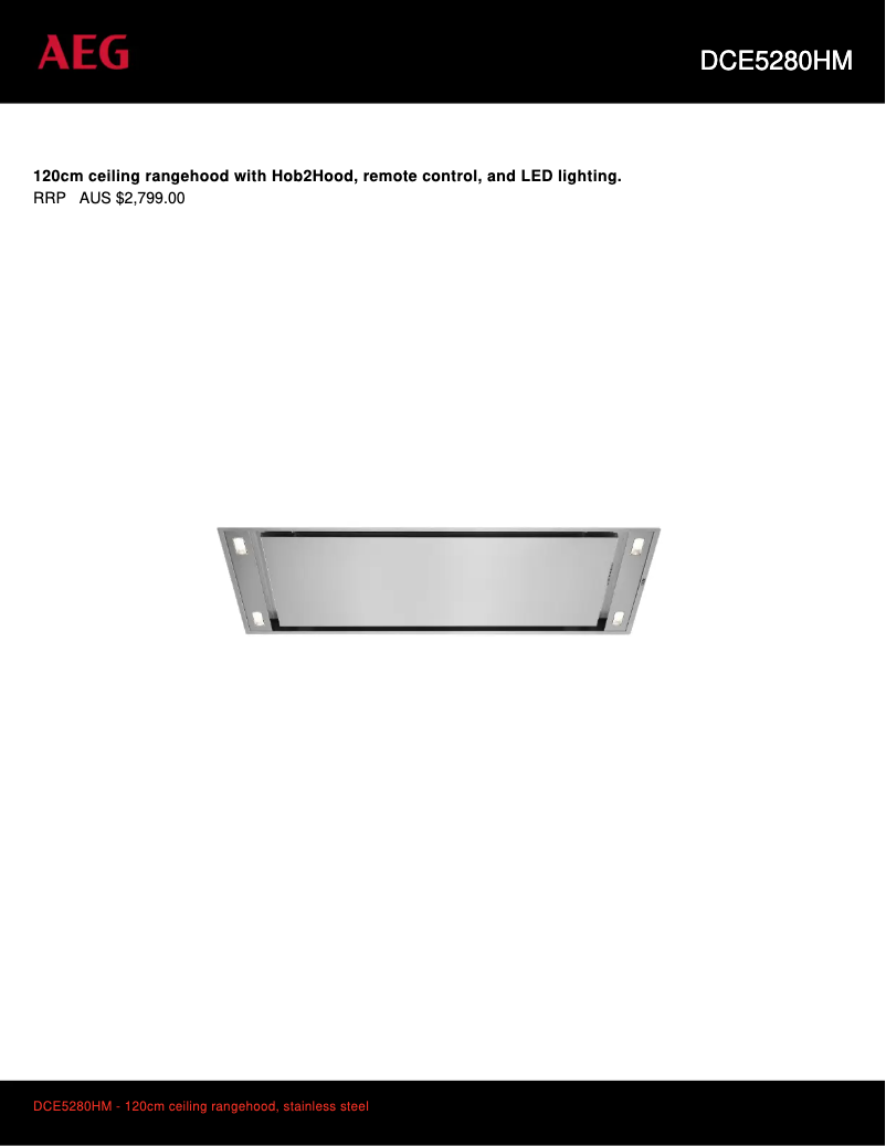 Imagen de la primera página del manual del dispositivo DCE5280HM