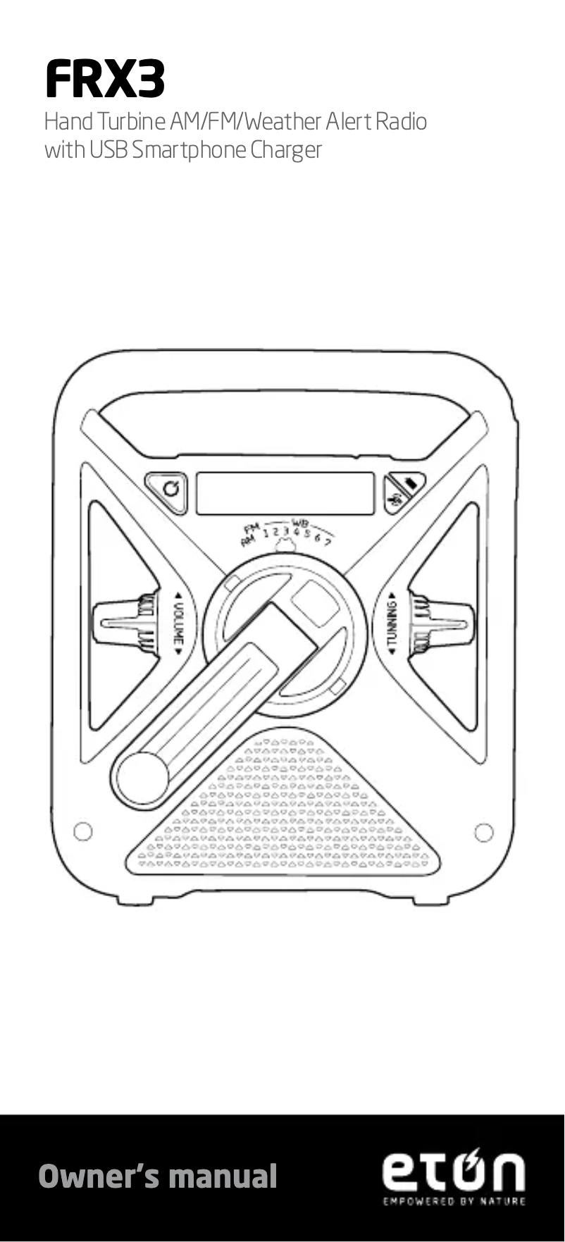 Page 1 de la notice Mode d'emploi Eton FRX3