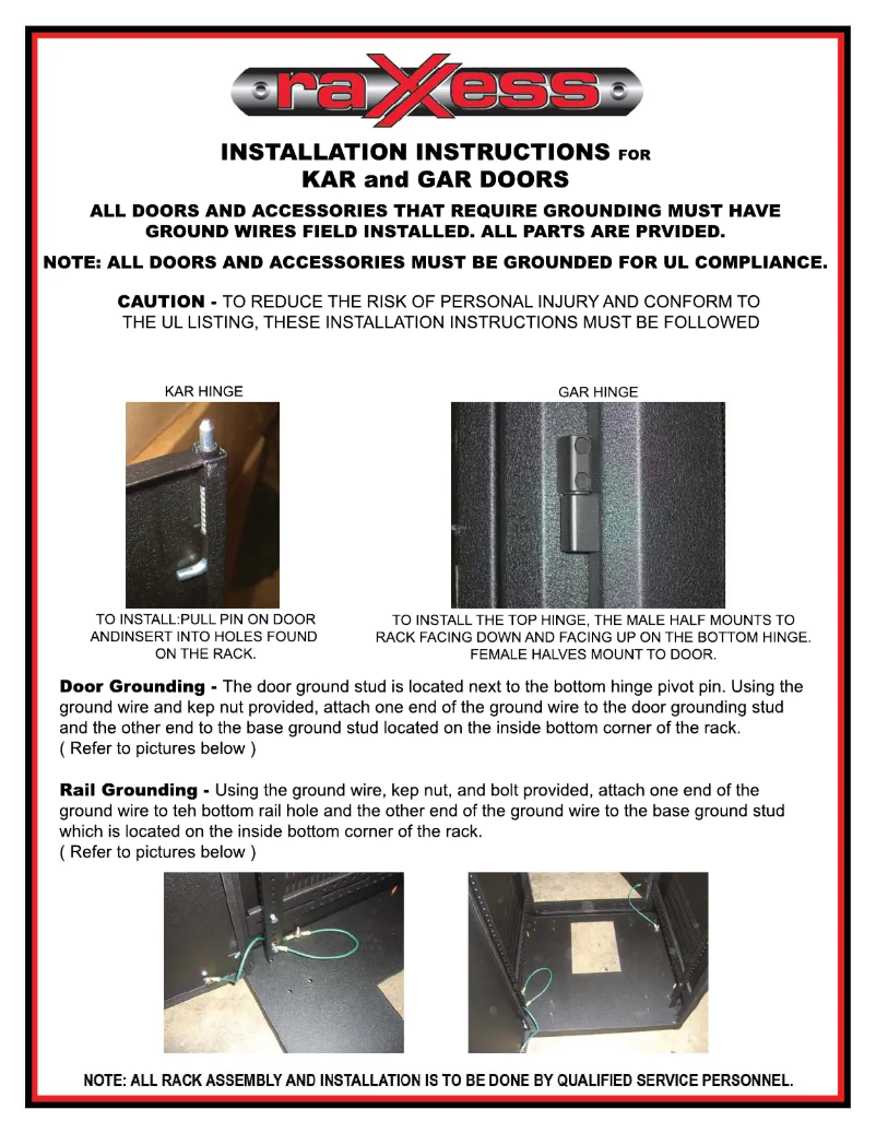 Page 1 de la notice Manuel utilisateur Chief KARD-18PLX