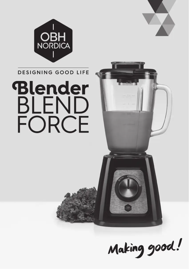 Página 1 del manual Manual de usuario OBH Nordica Blendforce LH4201S0
