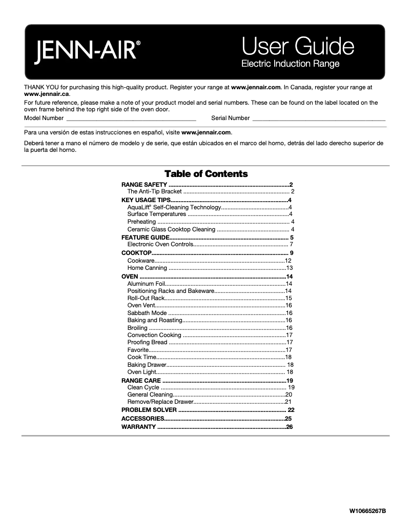 Page 1 de la notice Manuel utilisateur JennAir JIS1450DS