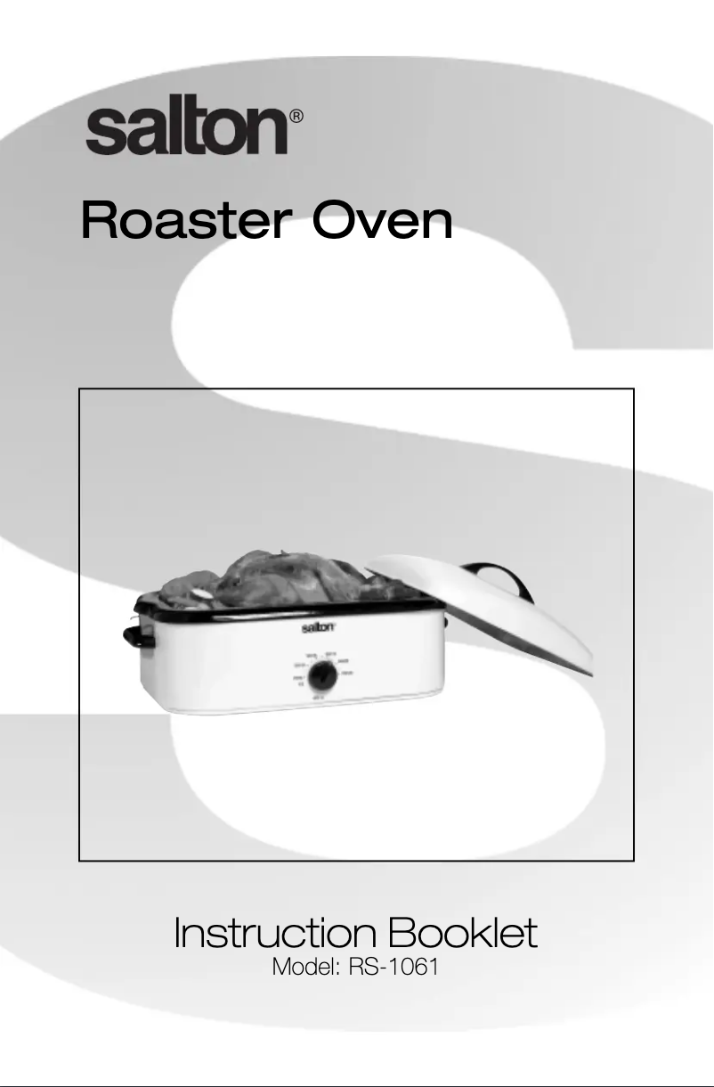 Página 1 del manual Manual de usuario Salton RS-1061