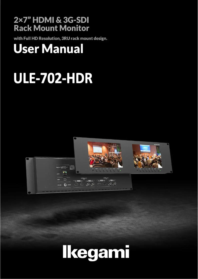 Imagen de la primera página del manual del dispositivo ULE-702-HDR