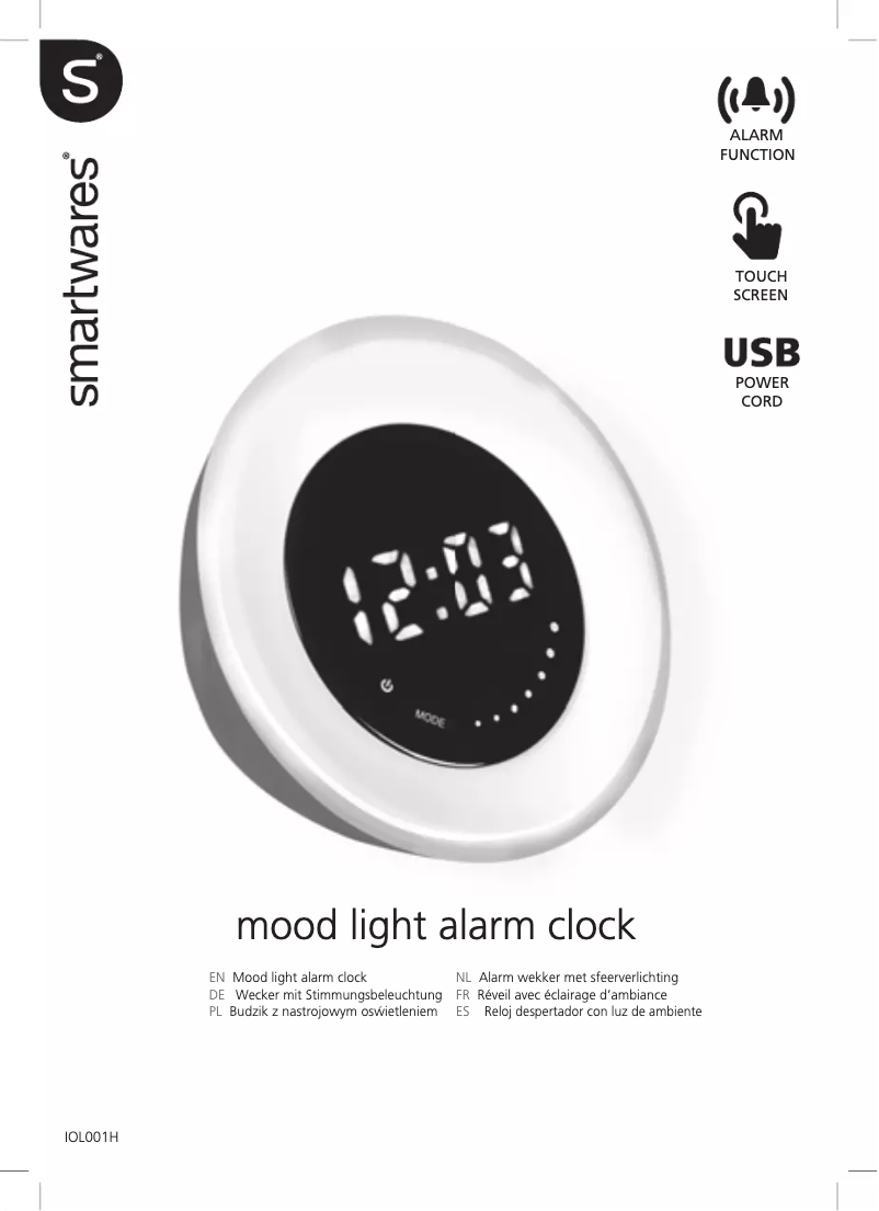 Page 1 de la notice Manuel utilisateur Smartwares IOL001H