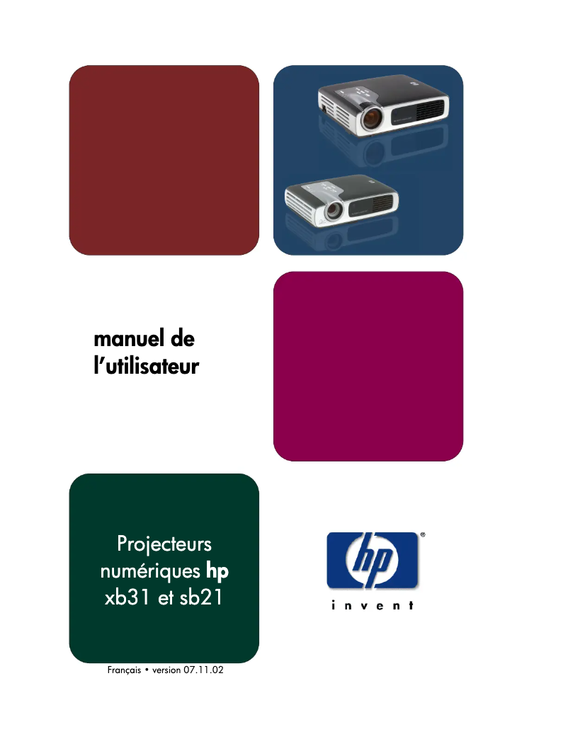 Page n°1 - Manuel utilisateur HP xb31
