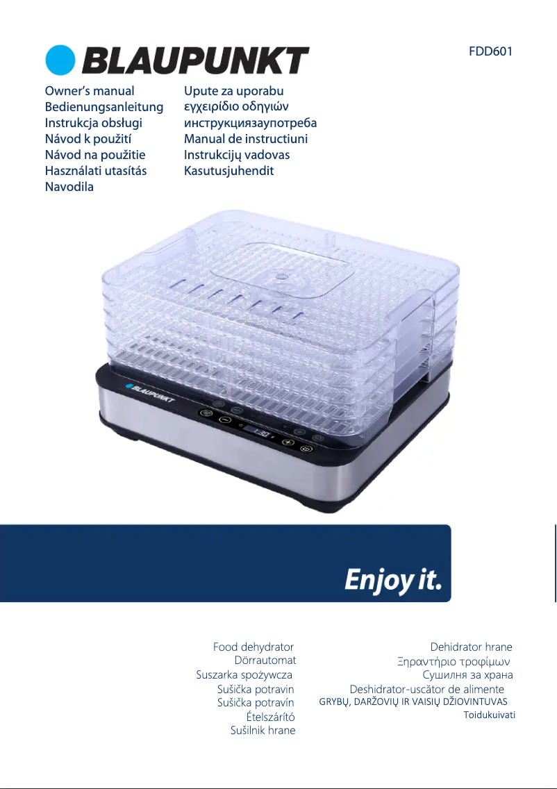 Image de la première page du manuel de l'appareil FDD601