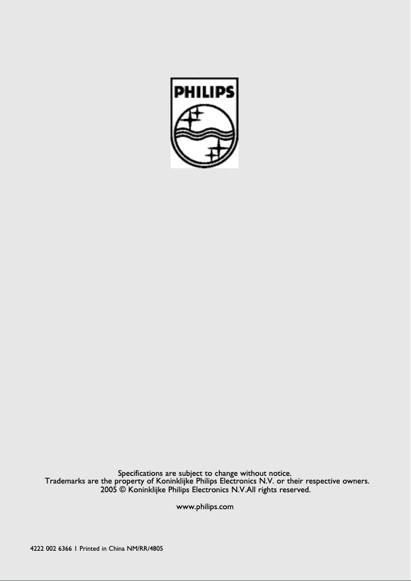 Página 1 del manual Guía de inicio rápido Philips SCX465