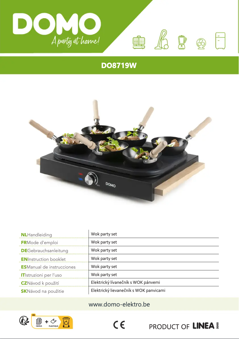 Page 1 de la notice Manuel utilisateur Domo DO8719W