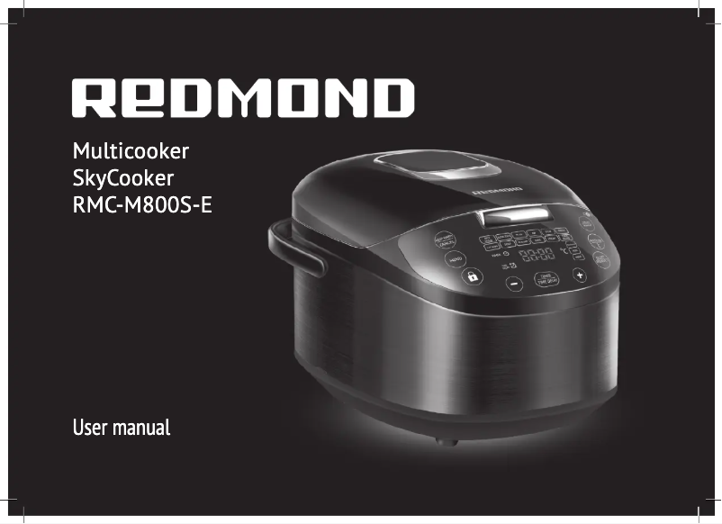 Page 1 de la notice Manuel utilisateur Redmond M800S-E