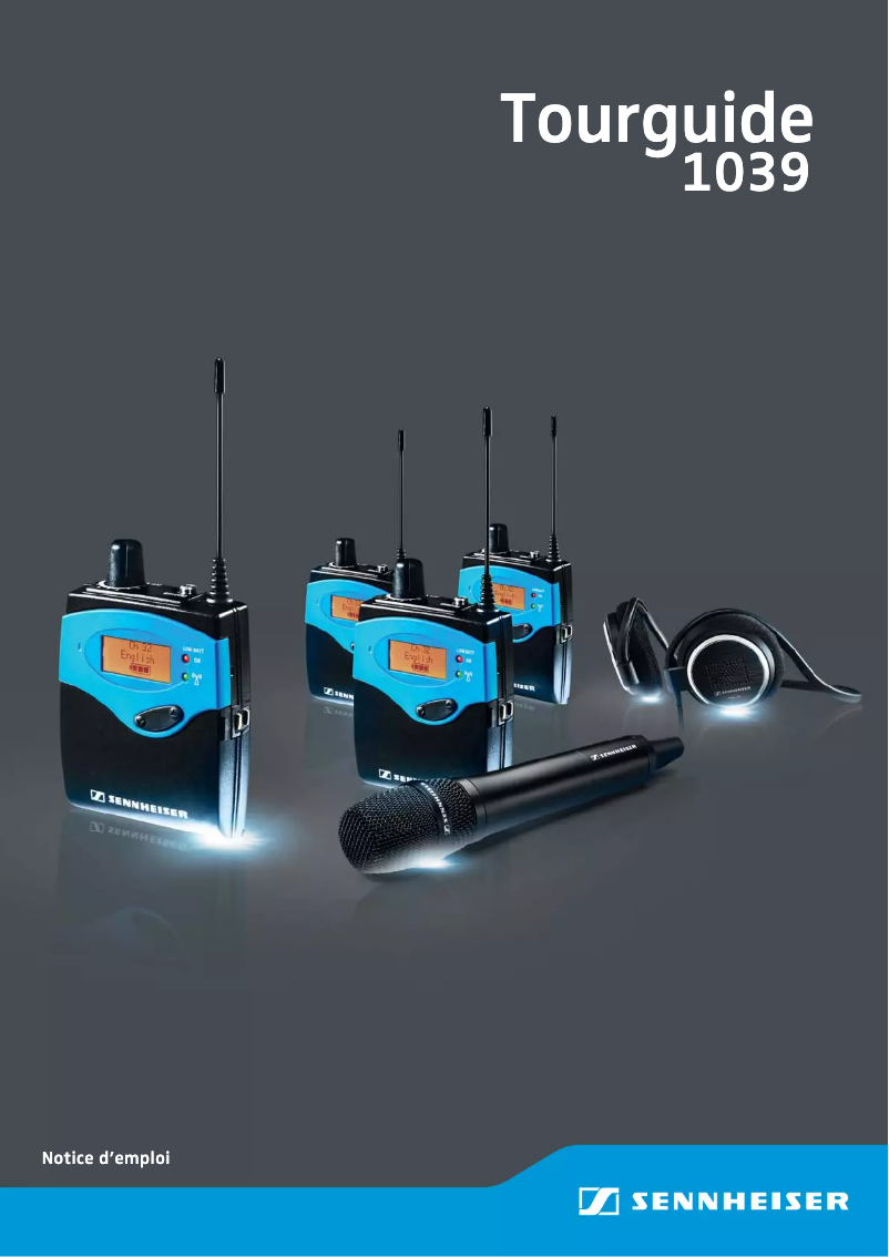 Page n°1 - Manuel utilisateur Sennheiser EK 1039