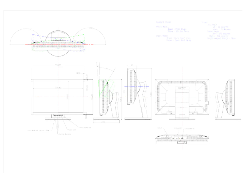 Image de la première page du manuel de l'appareil MultiSync LCD2470WVX