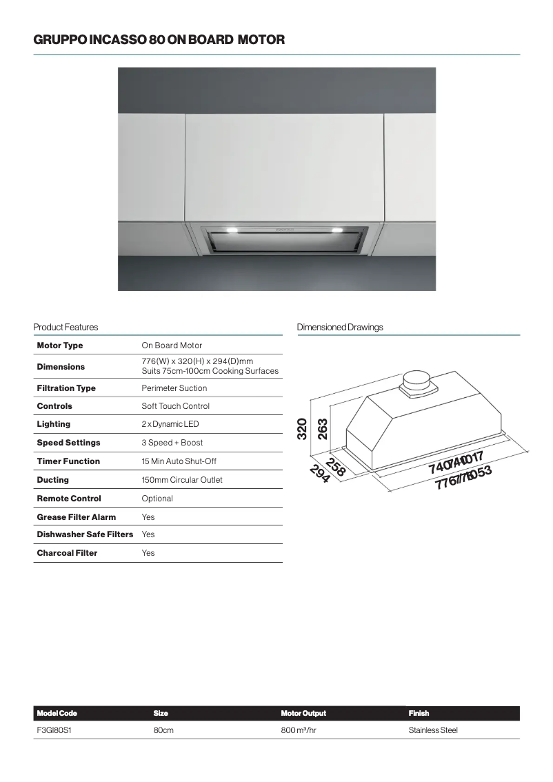 Image de la première page du manuel de l'appareil F3GI80S1