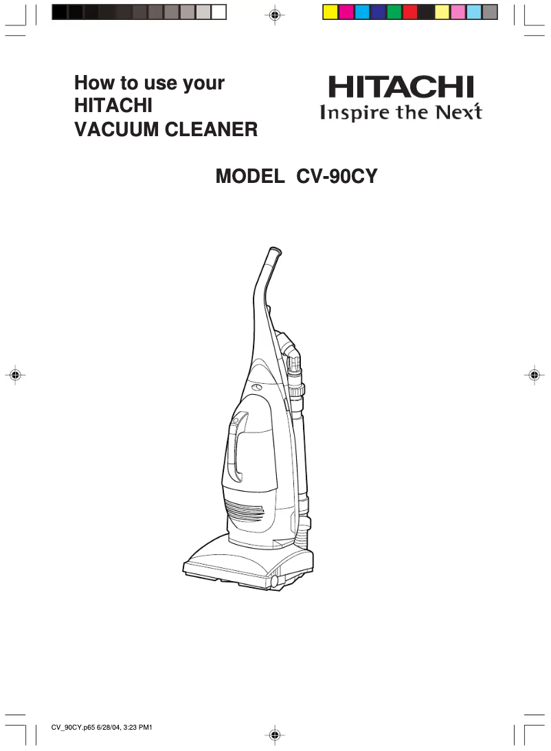 Página 1 del manual Manual de instrucciones Hitachi CV-90CY