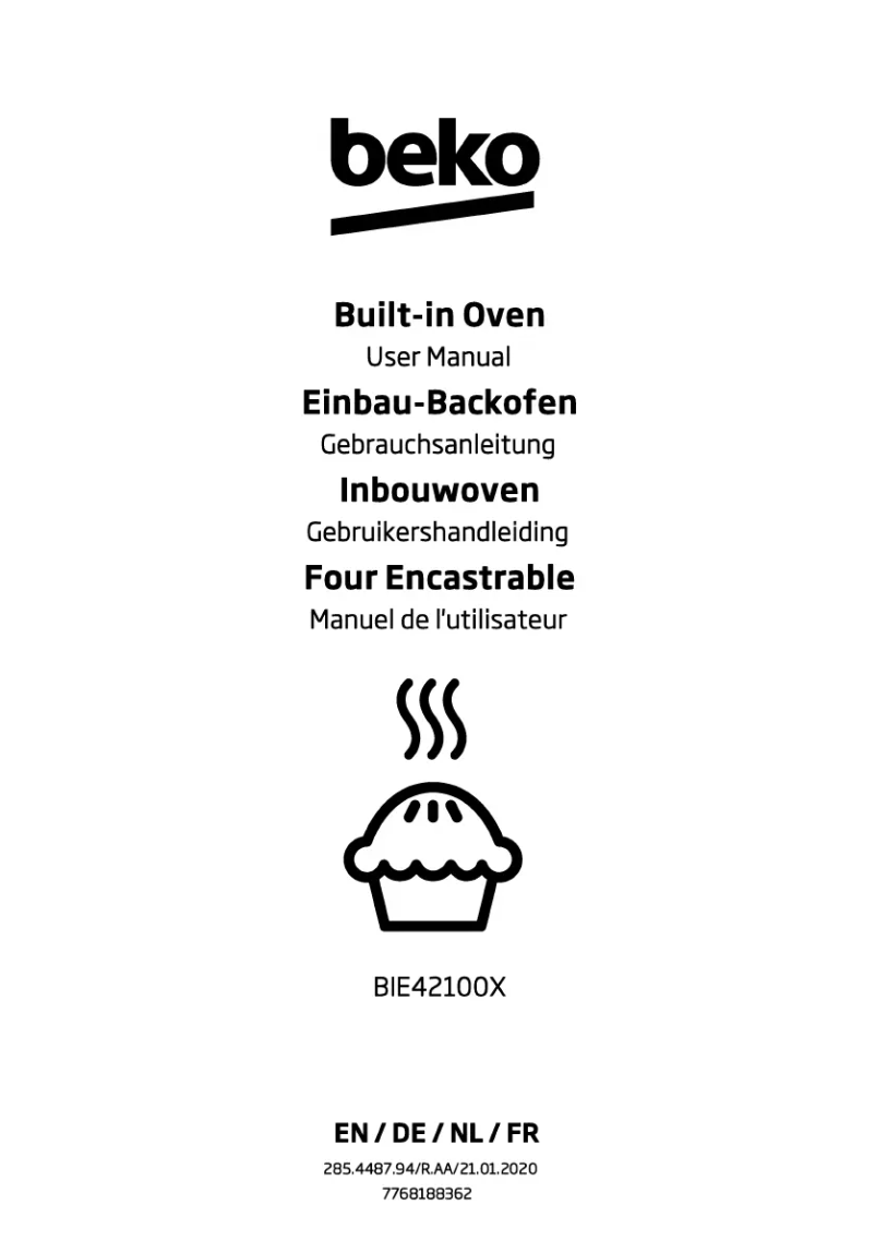 Page 1 de la notice Manuel utilisateur Beko BIE42100X
