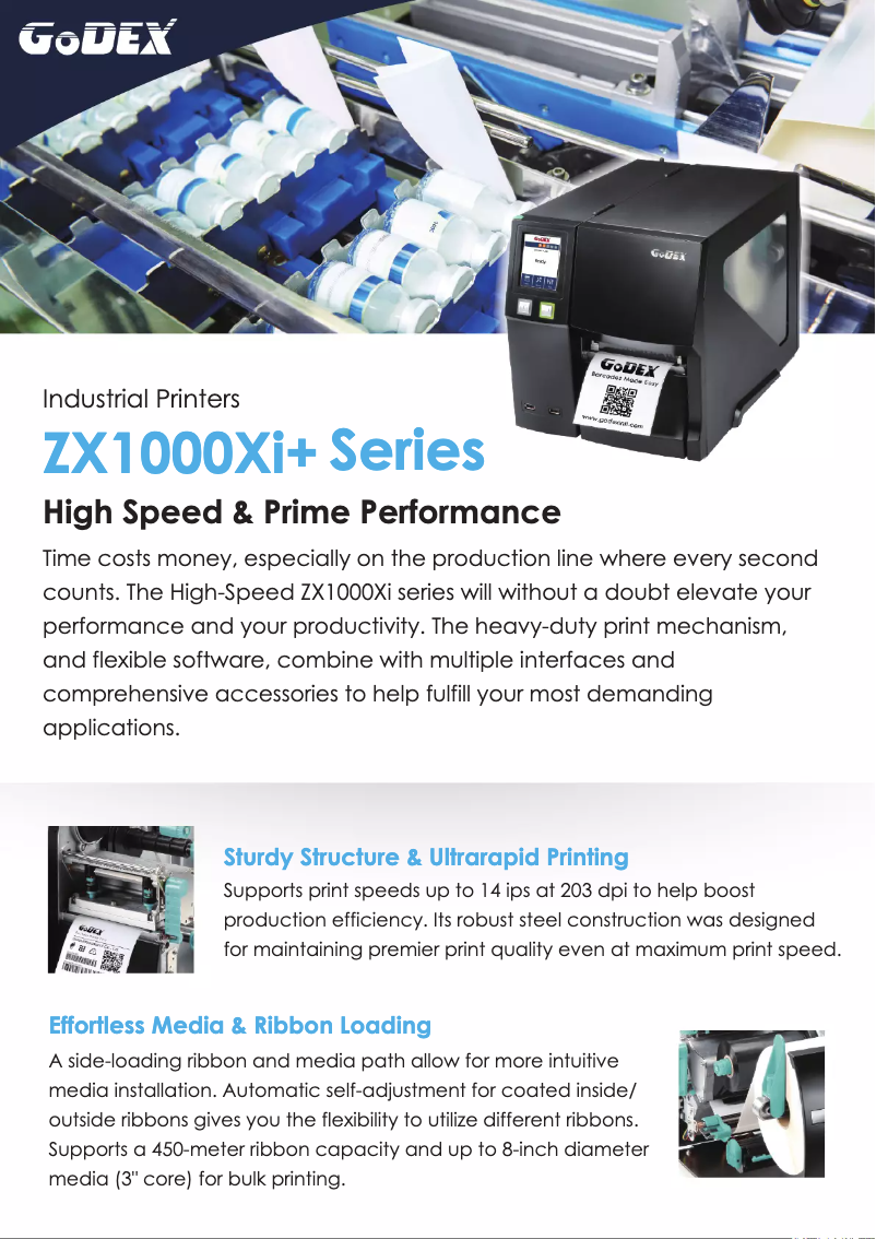 Page n°1 - Brochure Godex ZX1200Xi+