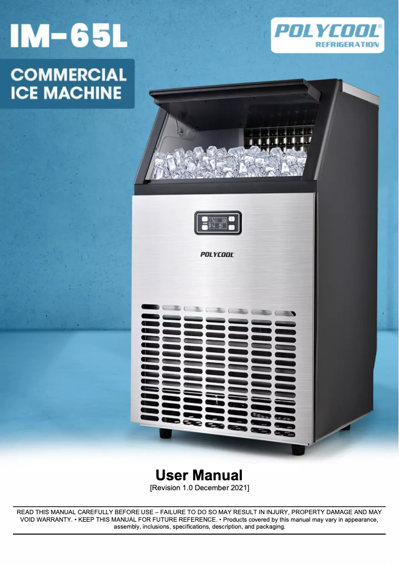 Image de la première page du manuel de l'appareil IM-65L
