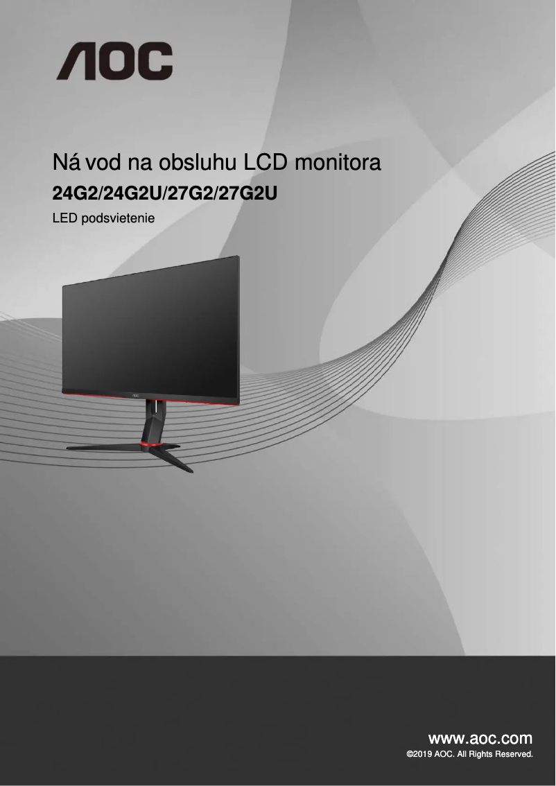Page n°1 - Label énergétique AOC 24G2U5