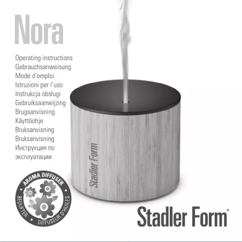 Page n°1 - Manuel utilisateur Stadler Form Nora