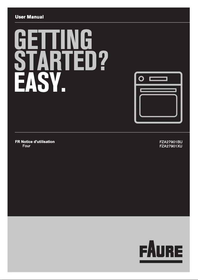 Página 1 del manual Manual de usuario Faure FZA27901BU