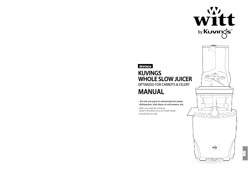 Page 1 de la notice Manuel utilisateur Witt REVO830