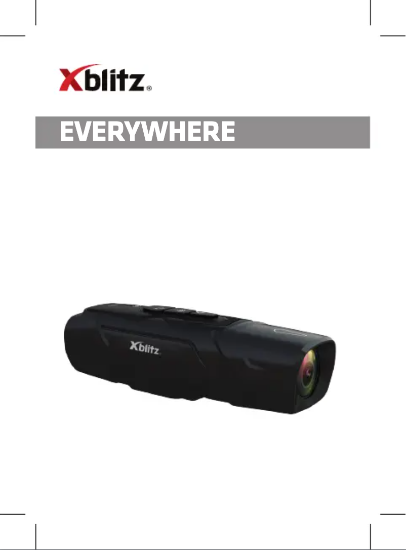 Page n°1 - Manuel utilisateur Xblitz Everywhere