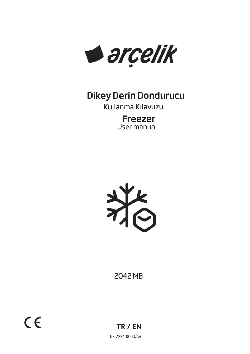 Page 1 de la notice Manuel utilisateur Arçelik 2042 MB