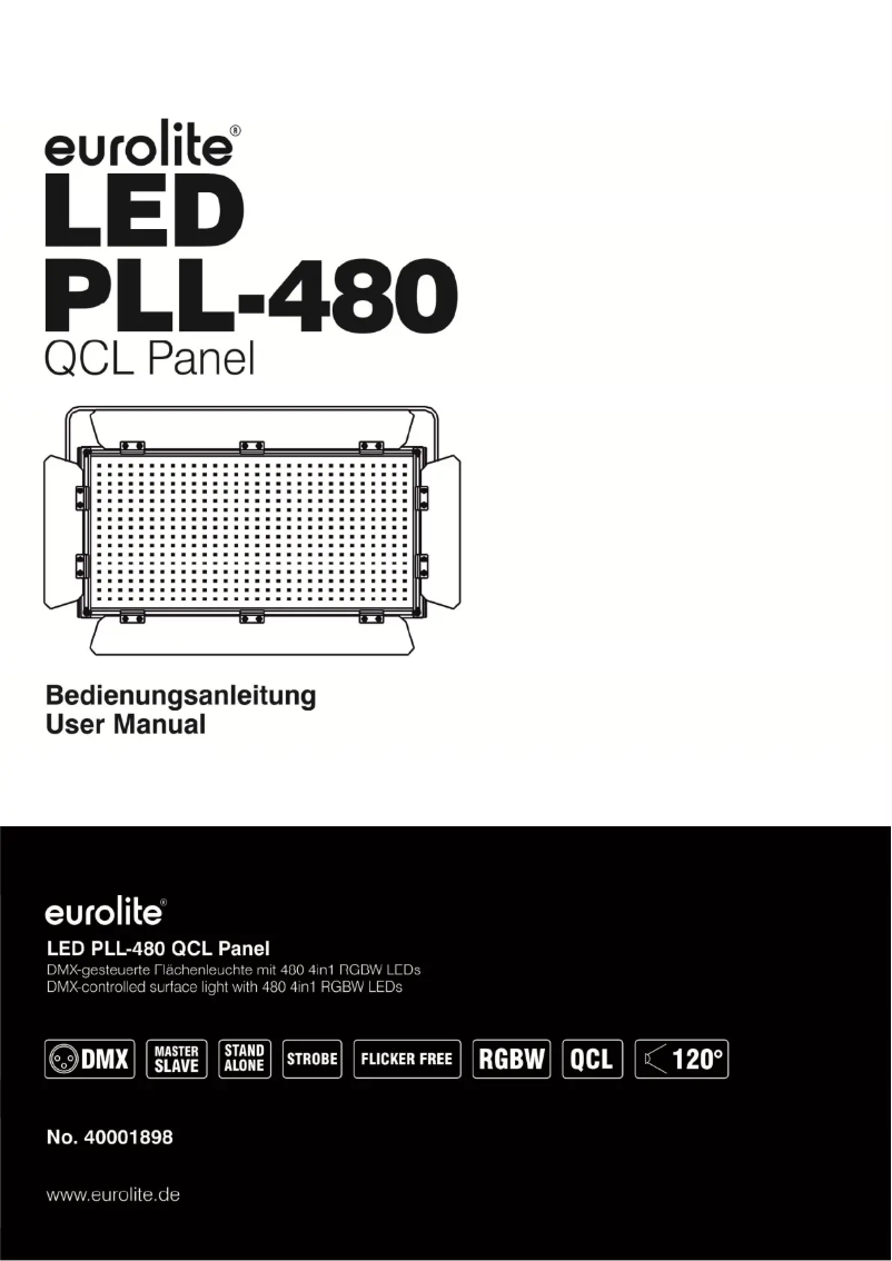 Page n°1 - Fiche technique Eurolite LED PLL-480