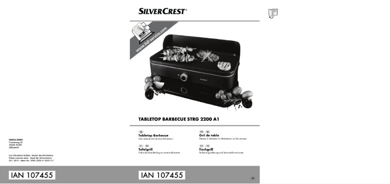 Page n°1 - Manuel utilisateur SilverCrest STRG 2200 A1
