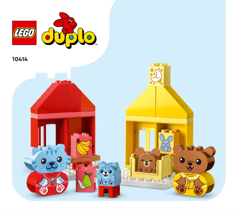 Page n°1 - Consignes visuelles Lego Duplo 10414
