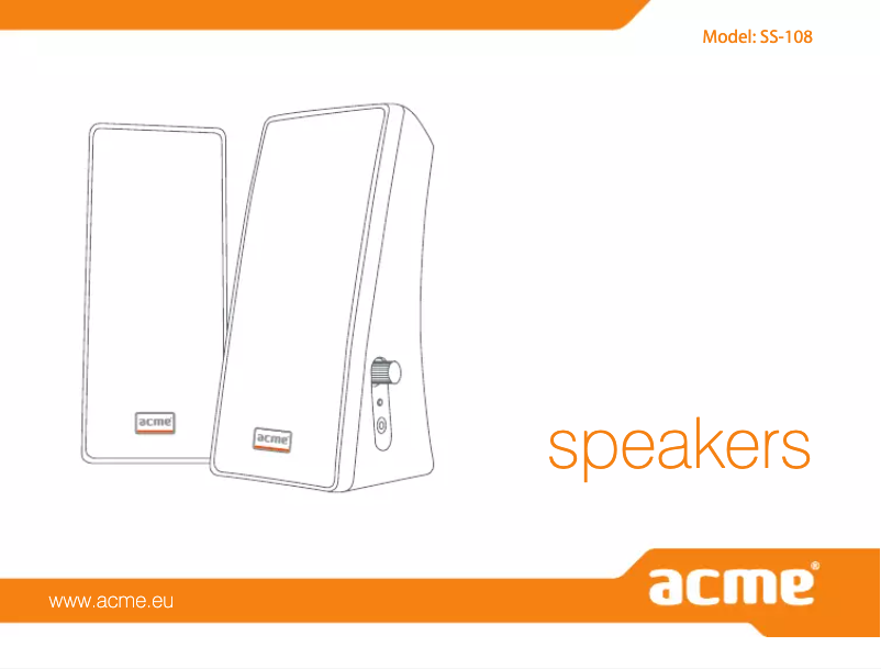 Page n°1 - Manuel utilisateur Acme Made SS108
