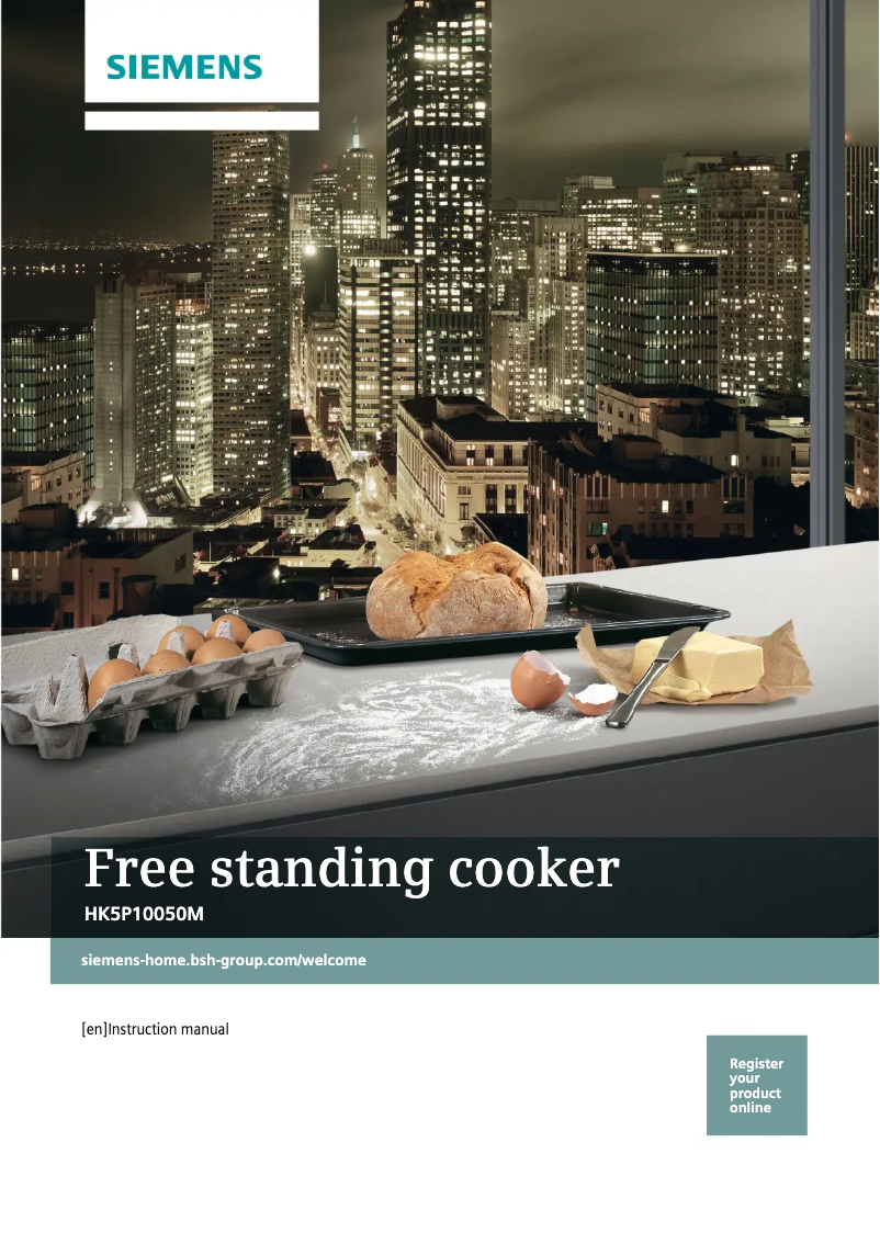 Page 1 de la notice Manuel utilisateur Siemens HK5P10050M