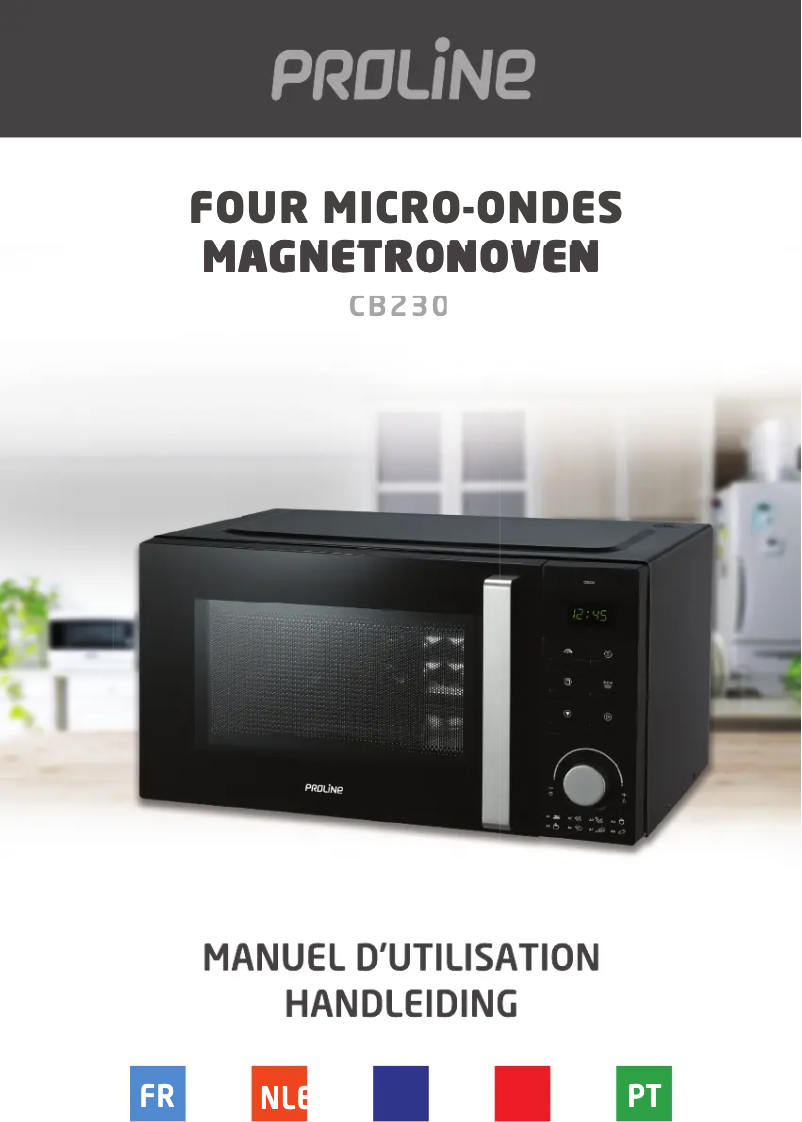 Page 1 de la notice Manuel utilisateur Proline CB230