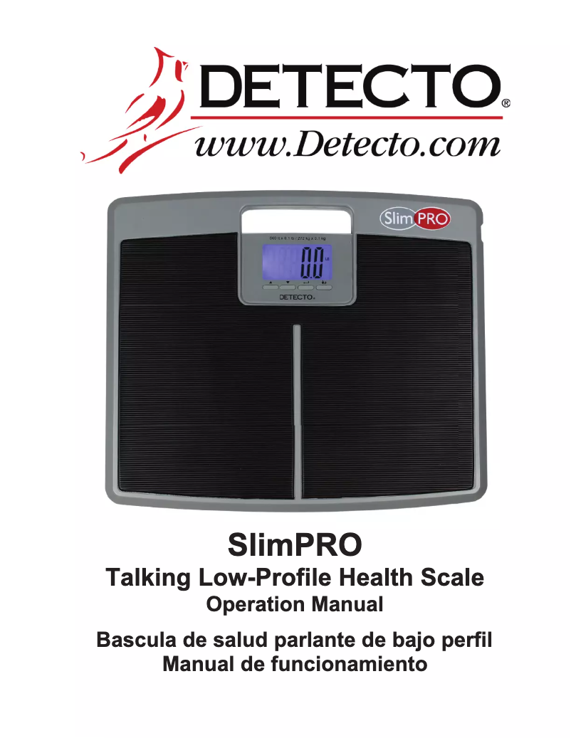 Image de la première page du manuel de l'appareil SlimPRO