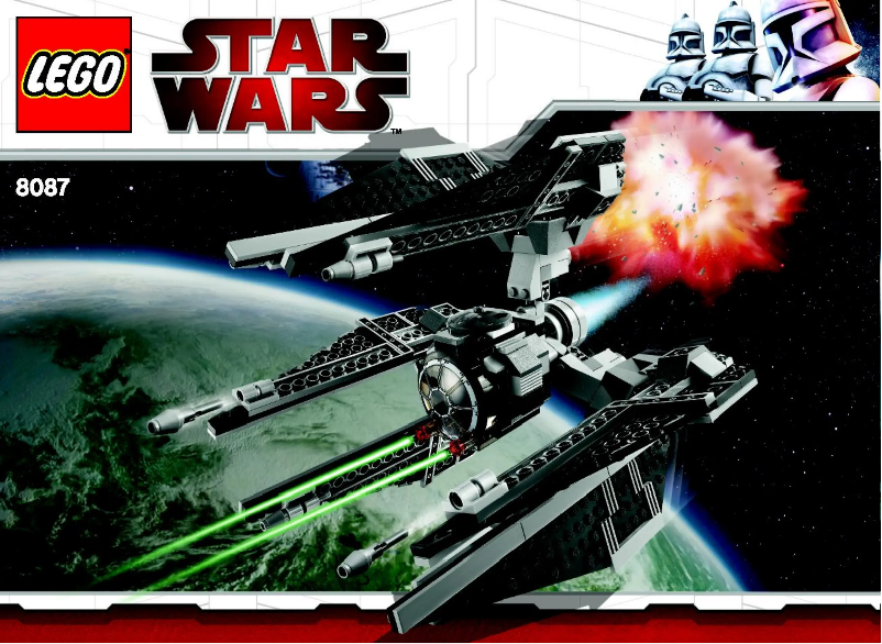 Page 1 de la notice Manuel utilisateur Lego Star Wars 8087
