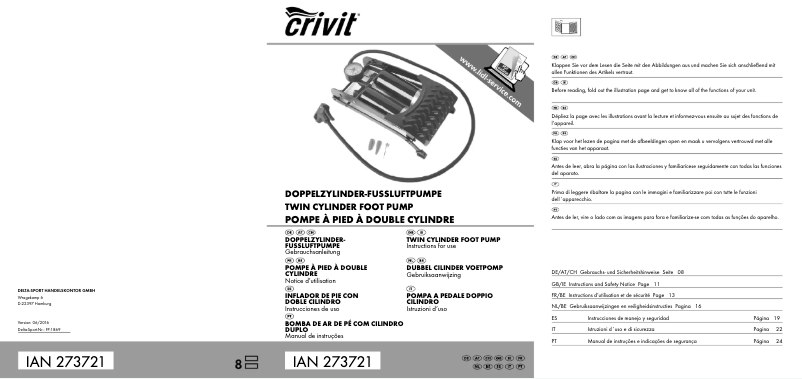 Image de la première page du manuel de l'appareil FP-1869