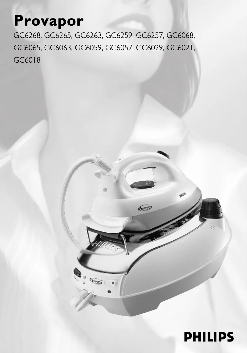 Image de la première page du manuel de l'appareil Provapor GC6057