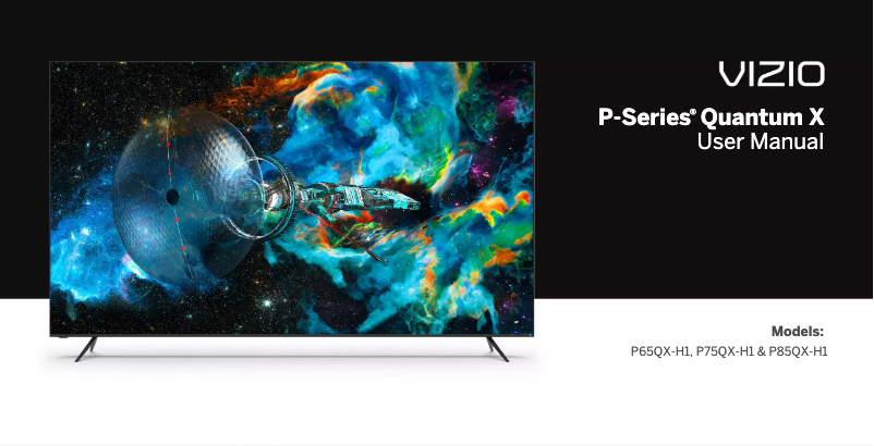 Image de la première page du manuel de l'appareil P-Series Quantum X P65QX-H1