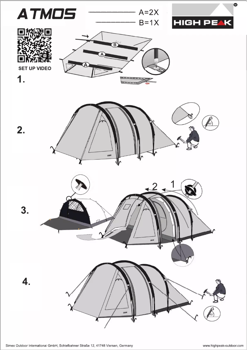 Página 1 del manual Manual de usuario High Peak Peak Atmos 3