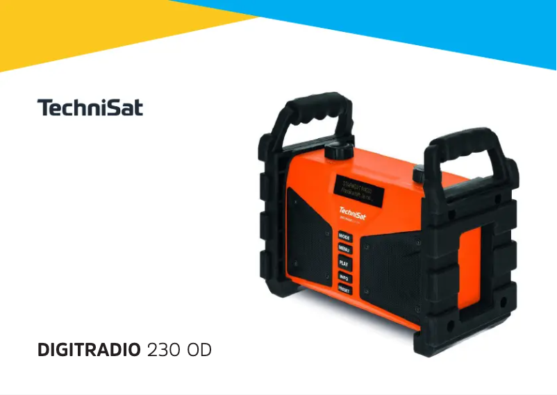 Image de la première page du manuel de l'appareil DigitRadio 230 OD