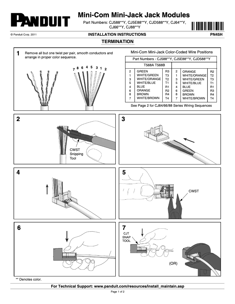 Imagen de la primera página del manual del dispositivo CJ588IGY