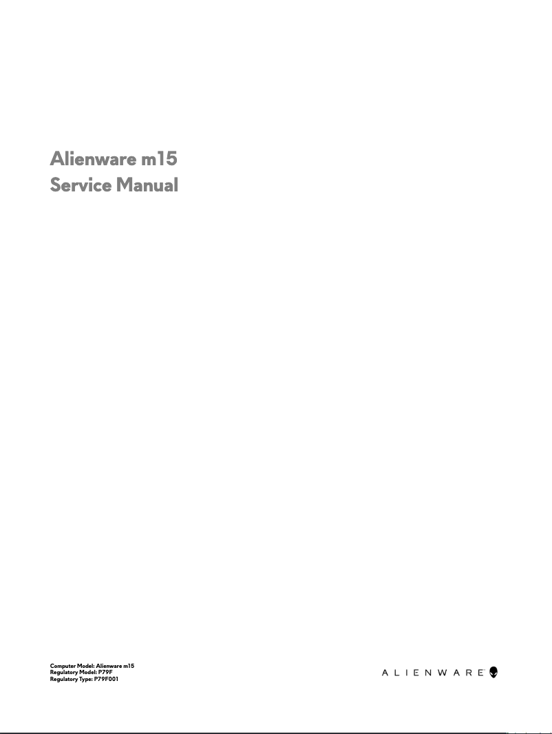 Página 1 del manual Manual de usuario Alienware M15