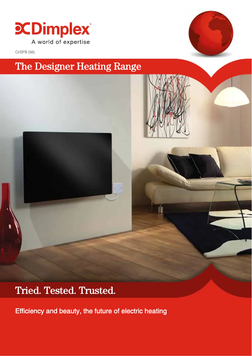 Page 1 de la notice Brochure Dimplex GFP075B