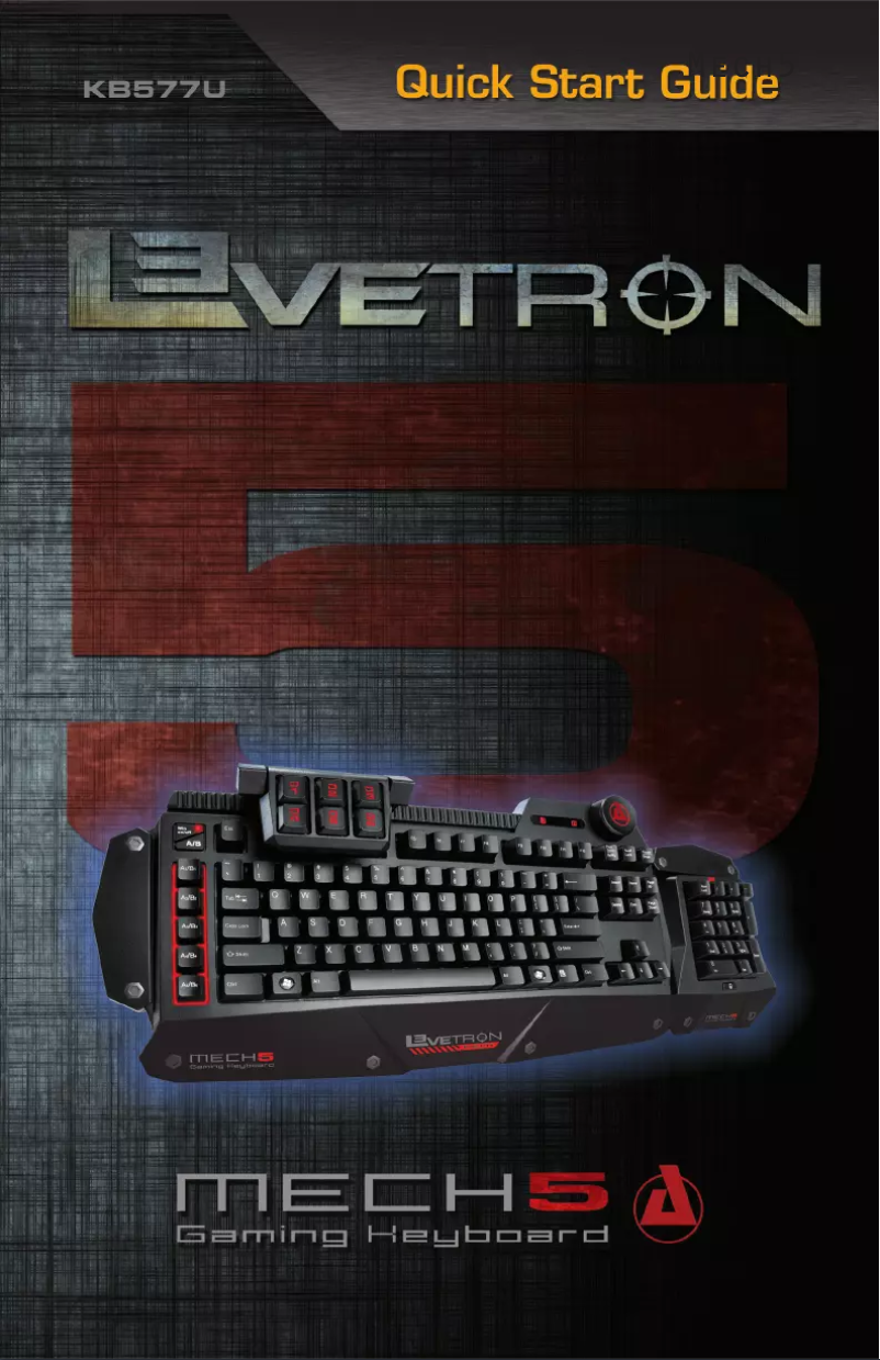 Page n°1 - Manuel utilisateur Azio Levetron KB577U Mech5