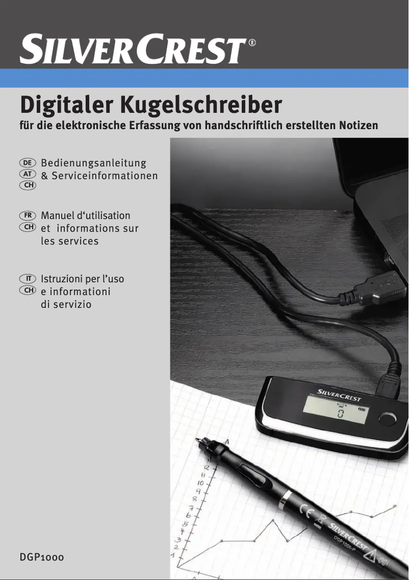 Page 1 de la notice Manuel utilisateur SilverCrest DGP1000