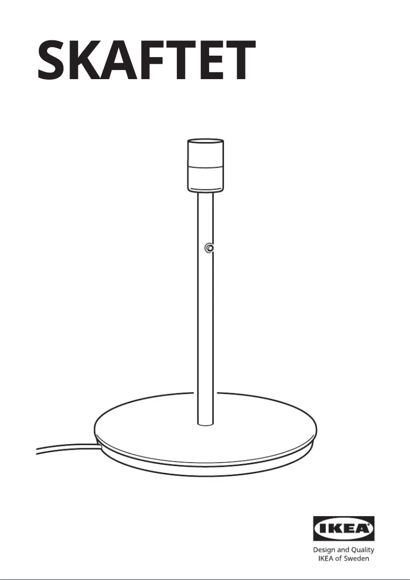 Image de la première page du manuel de l'appareil SKAFTET 004.346.73